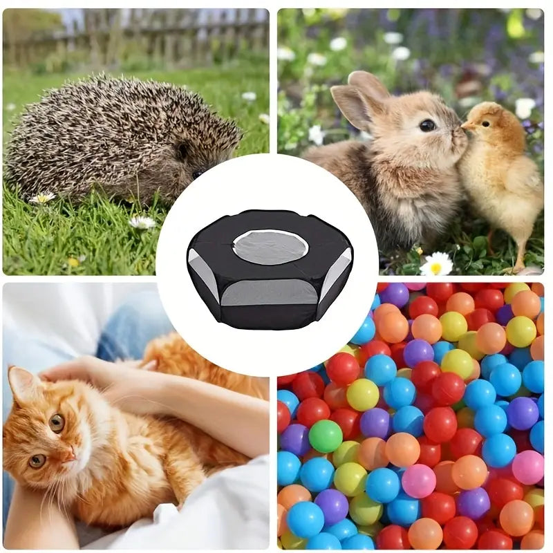 Jardioui Parc de Jeu Respirant pour Petits Animaux