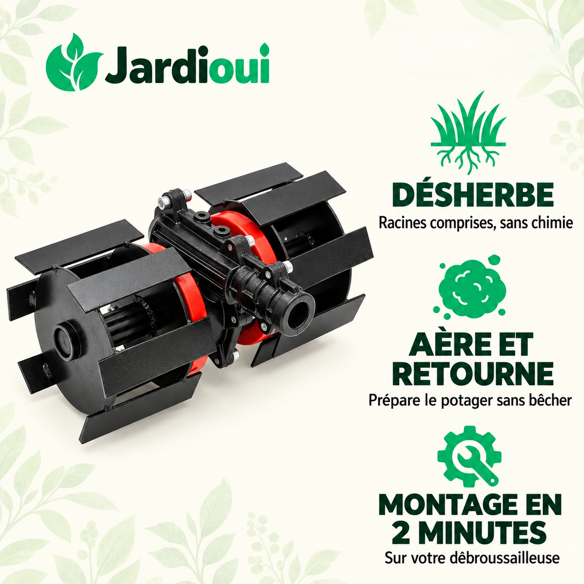 Rueda de Deshierbe Polivalente Multi-Terreno