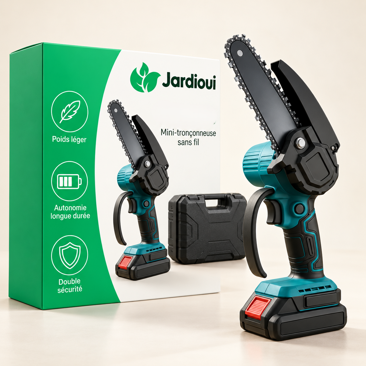 Motosega elettrica a batteria Premium Pro (+ batteria gratuita)