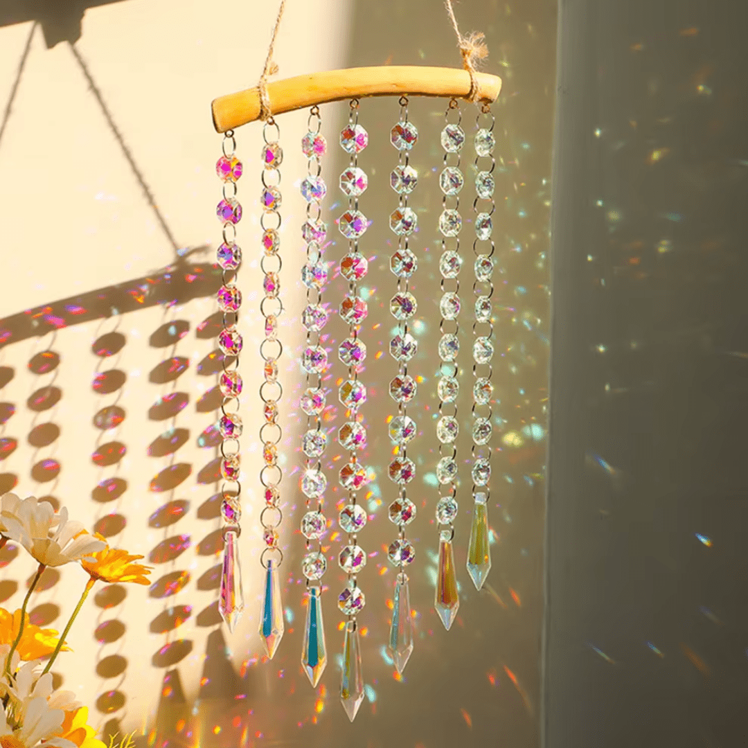 Jardioui 1 Chandelier (99.90 €/ pcs) Chandelier en Cristal Attrape-Soleil Éblouissant