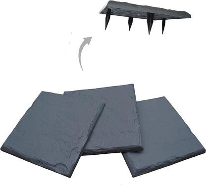 Jardioui 16 Pierres (6.25 €/ pcs) / Gris Pierres de Marche Carrées Prestige Jardin