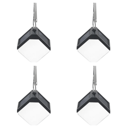 Jardioui 4 Lampes Lampe Solaire Suspendue Élégante