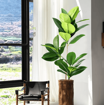 Jardioui A Grande Plante Artificielle Ficus Tropical