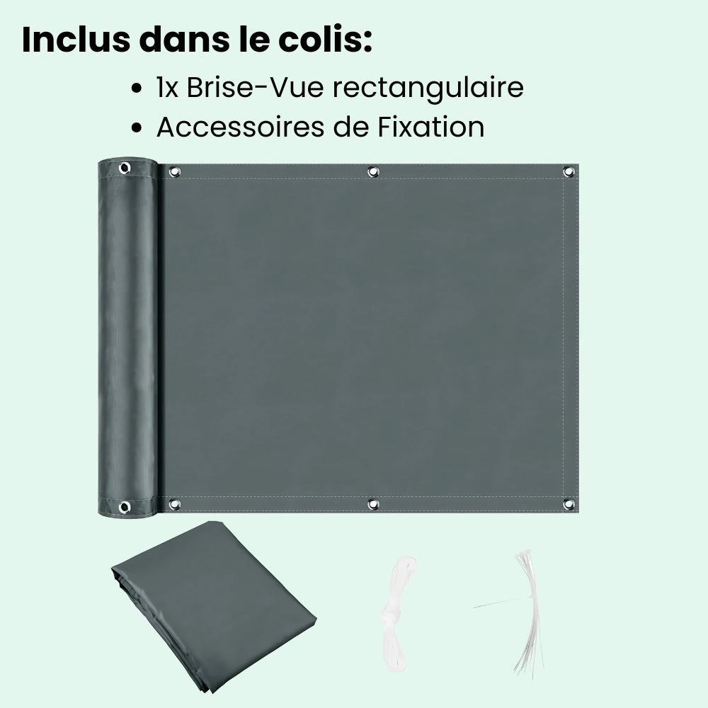 Jardioui Brise-Vue Balcon Imperméable