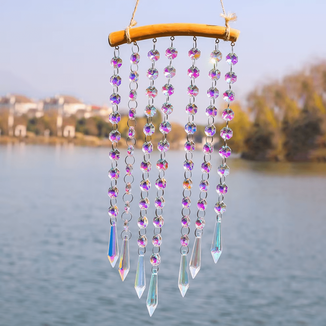 Jardioui Chandelier en Cristal Attrape-Soleil Éblouissant
