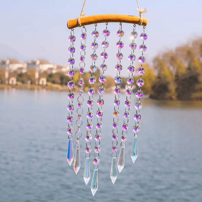 Jardioui Chandelier en Cristal Attrape-Soleil Éblouissant