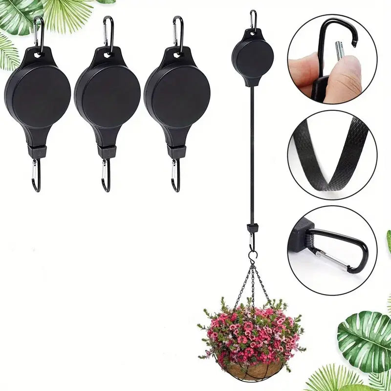 Jardioui Crochet mural ajustable pour plantes