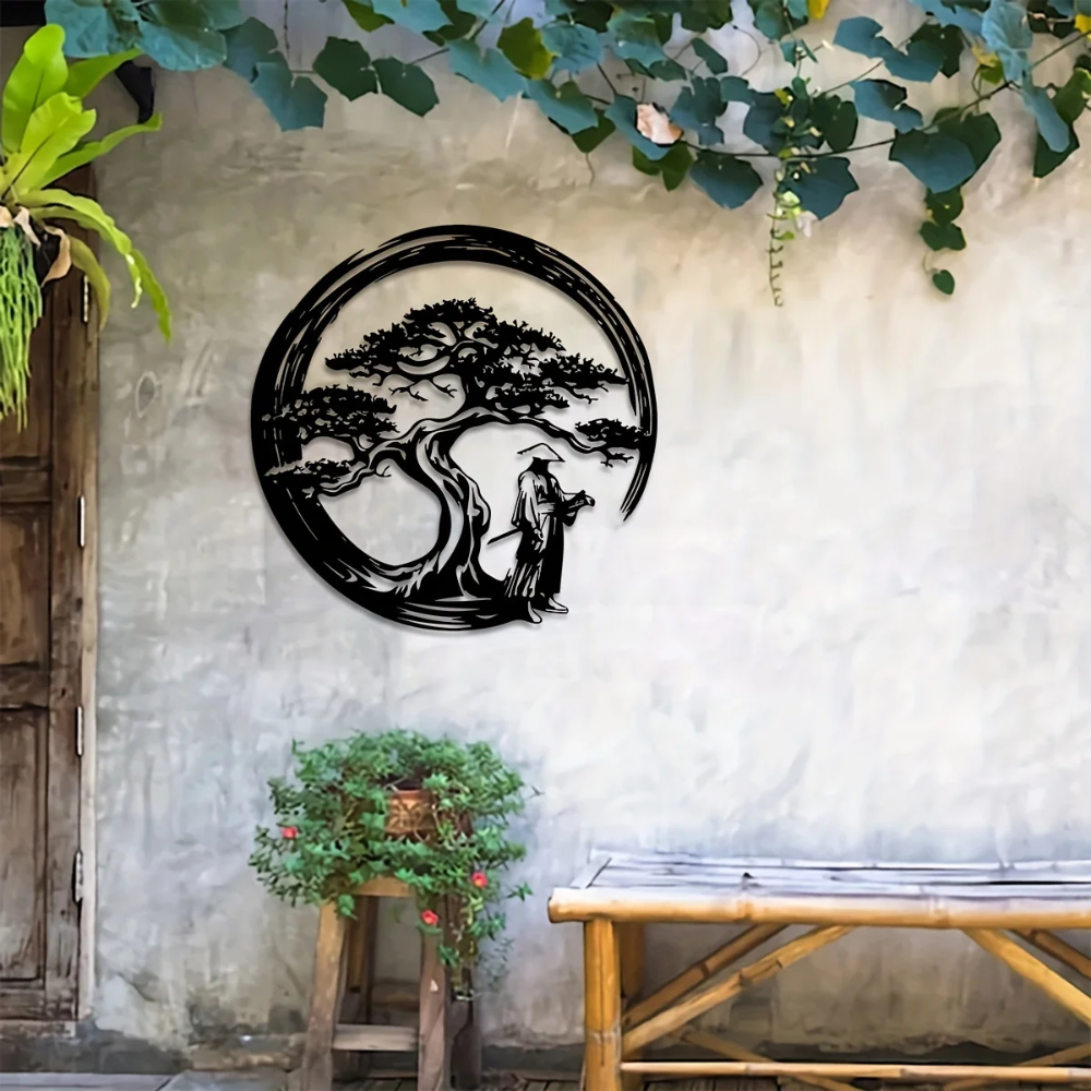 Jardioui Décoration Murale Bonsaï Japonais