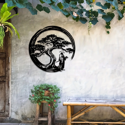 Jardioui Décoration Murale Bonsaï Japonais