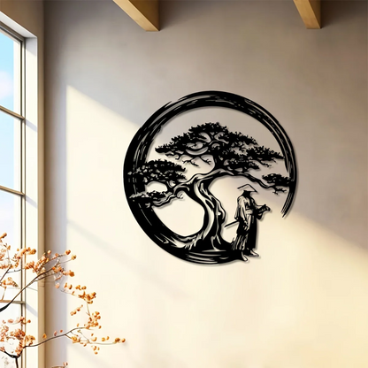 Jardioui Décoration Murale Bonsaï Japonais