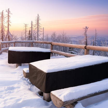 Jardioui Housse de Table de Jardin Protectrice Premium