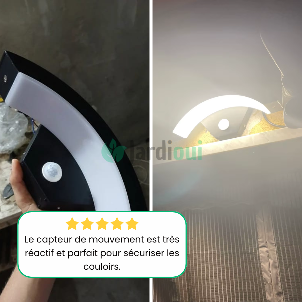 Jardioui Lampe Détecteur de Mouvement Couloir Eventail Sans Fil