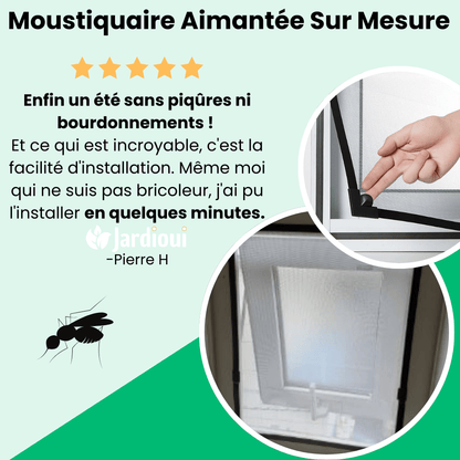 Jardioui Moustiquaire Magnétique sur Mesure