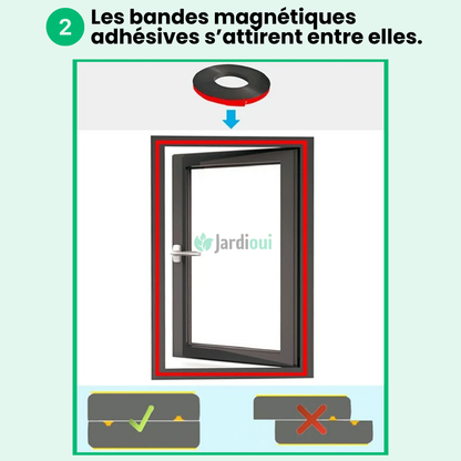 Jardioui Moustiquaire Magnétique sur Mesure