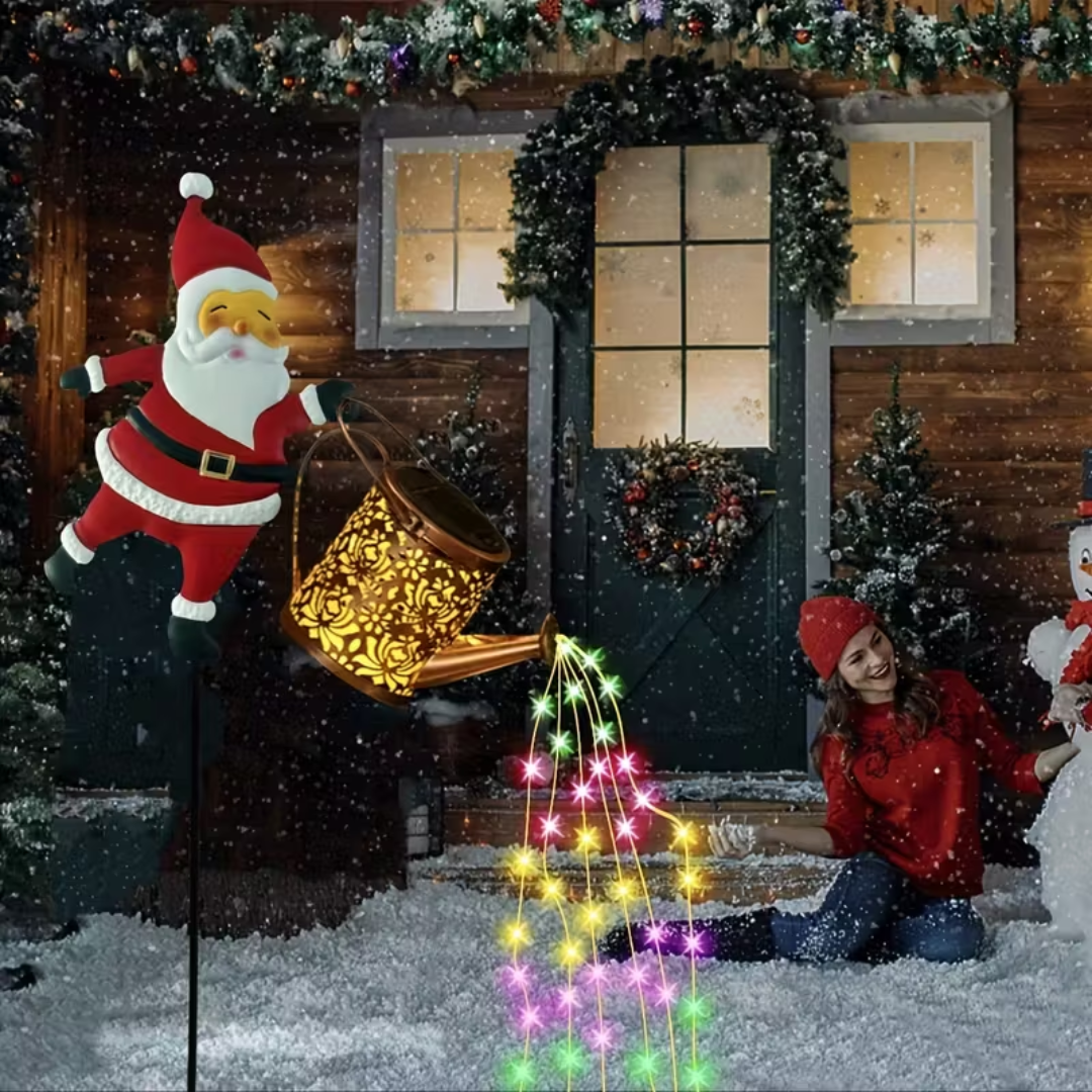 Jardioui Père Noël Cascade Lumineuse Enchantée