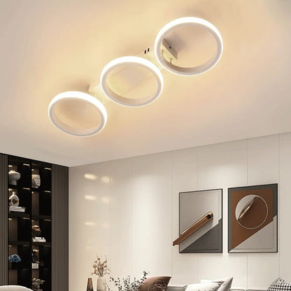 Jardioui Plafonnier LED Design Élégant Circulaire