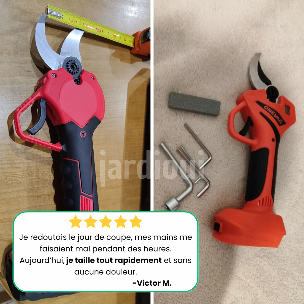 Jardioui Sécateur Électrique Sans Fil | SecaPro