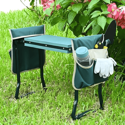 Jardioui 0 Tabouret Agenouilloir Pliable Multifonction (+Sac à Outils Offert)