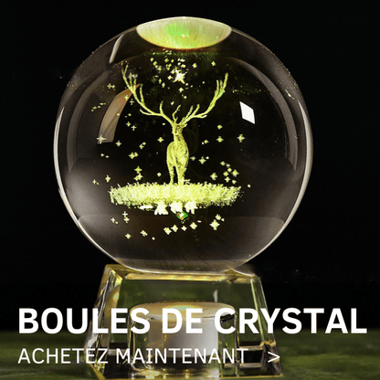 Chillroomy Decoration Boule de cristal