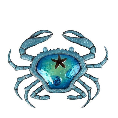 frJardioui Décoration Murale "Crabe & Coquillage"