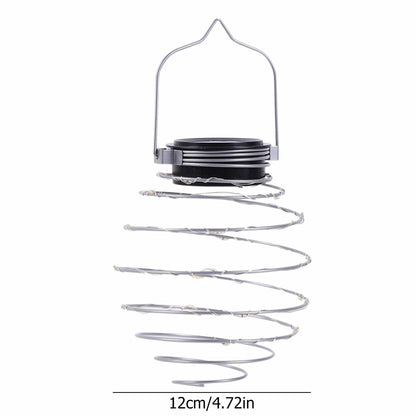 frJardioui Lanterne Solaire Lanternes Solaires en Spirales ( Lot de 4 pièces )