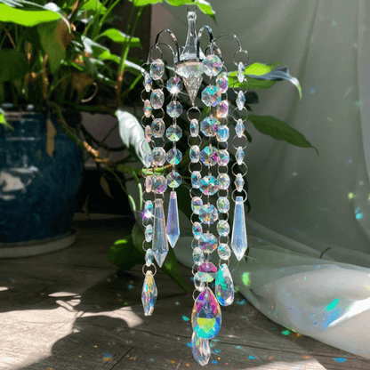 Jardioui Carillons attrape-soleil en cristal