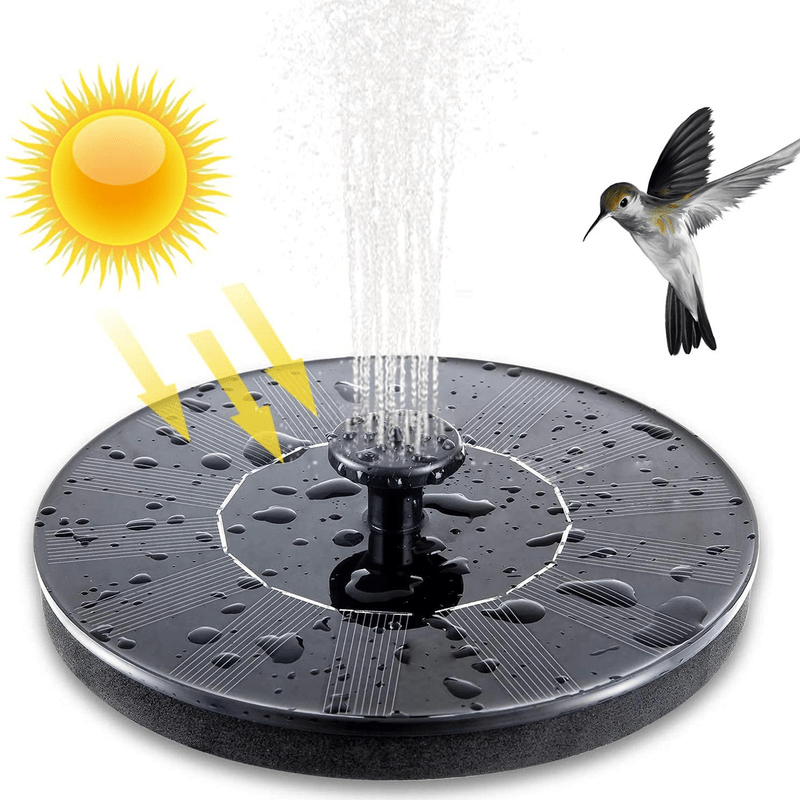 Jardioui Fontaine solaire à LED Multicolores